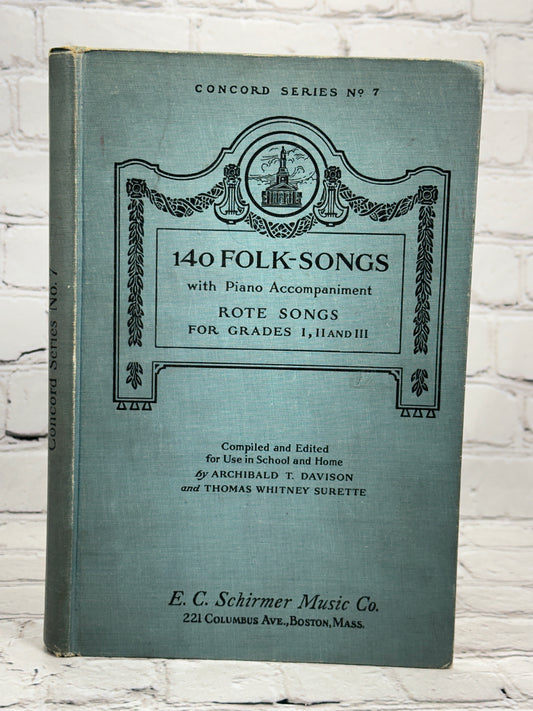 140 Folk-Songs With Piano Accompaniment Rote Songs For Grades I, II, III [1948]