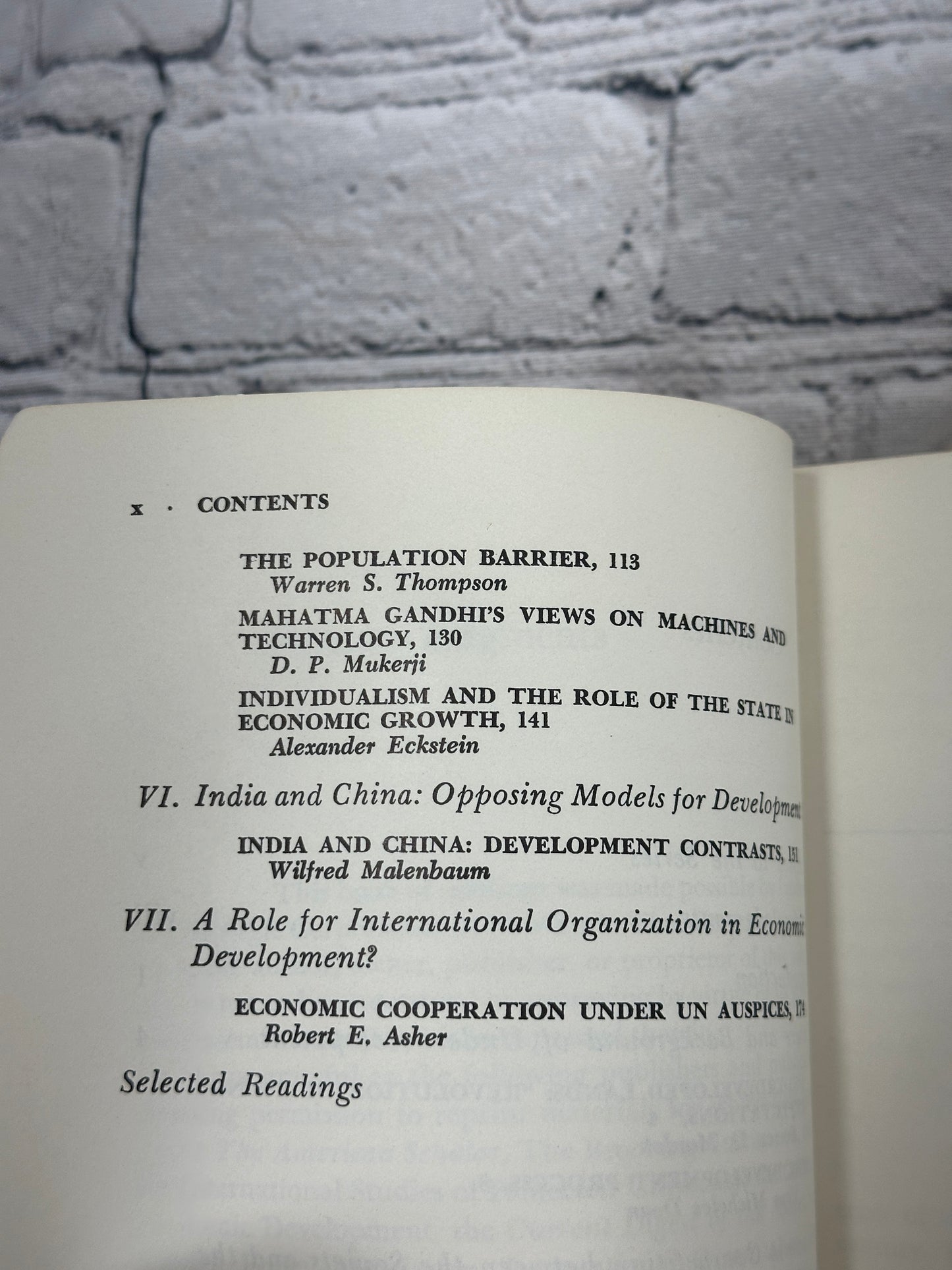 The Underdeveloped Lands: A Dilemma of the International Economy [1960]