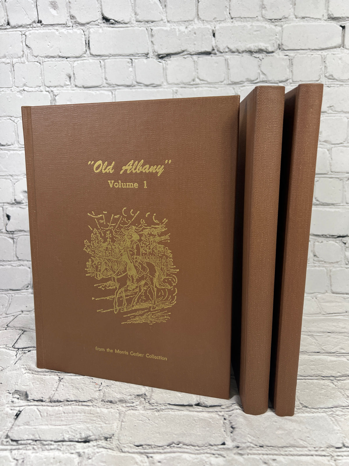 Old Albany Volumes 1, 2 and 3 by Morris Gerber, 1970-1972 Morris Gerber hardcover - three volumes, Volume 1 front cover