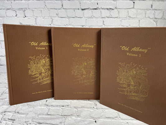 Old Albany Volumes 1, 2 and 3 by Morris Gerber, 1970-1972 Morris Gerber hardcover - front covers of all three volumes