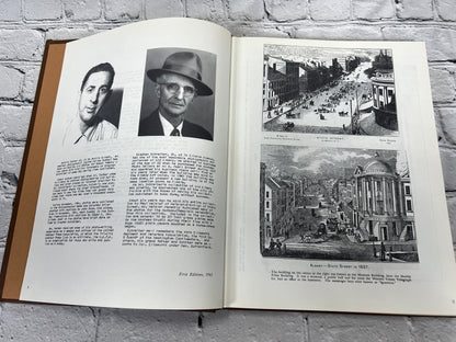 Old Albany Volumes 1, 2 and 3 by Morris Gerber, 1970-1972 Morris Gerber hardcover - interior spread of portraits and State Street engravings