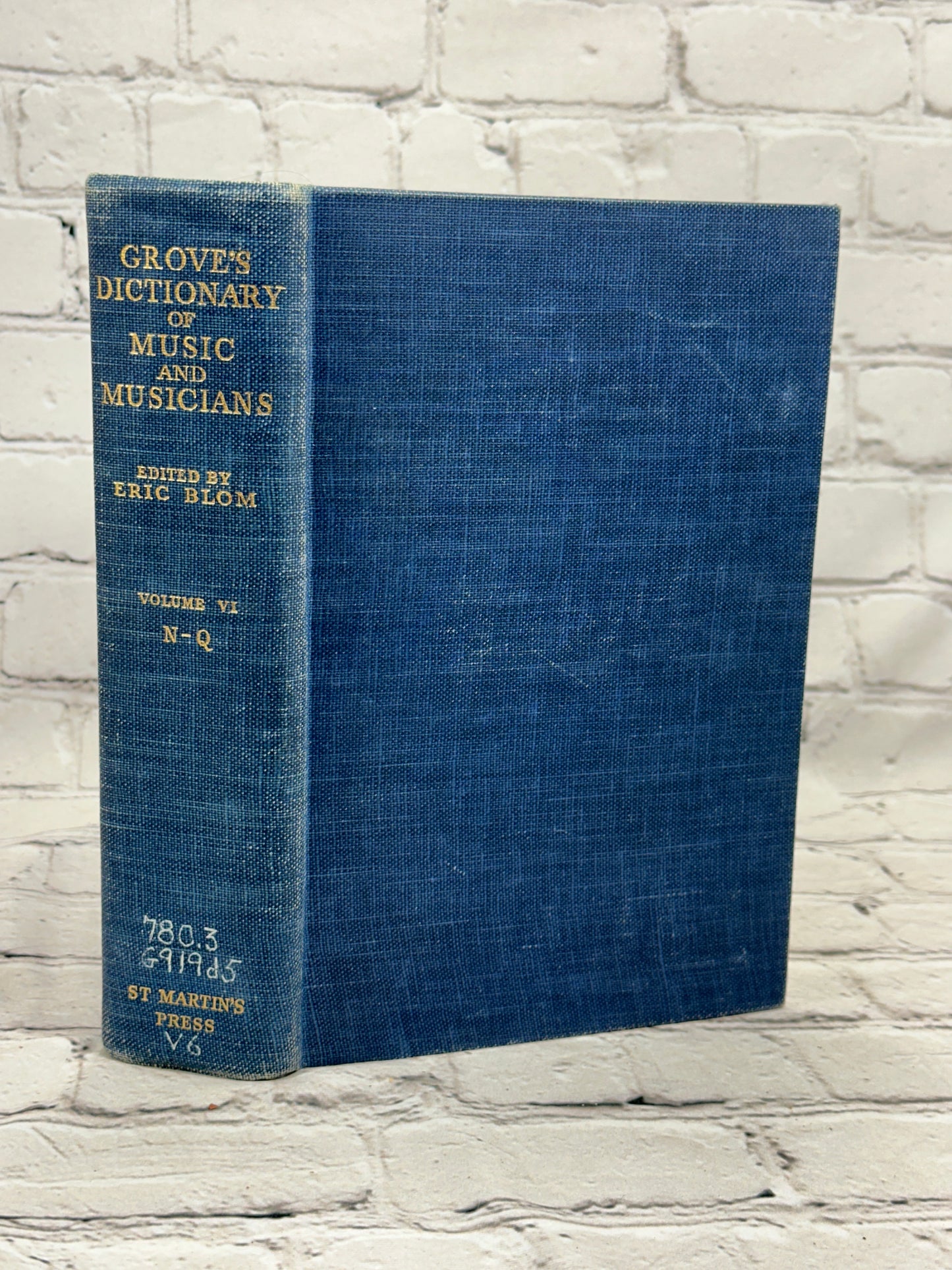 Grove's Dictionary of Music and Musicians [Volume VI · N - Q · 1955]