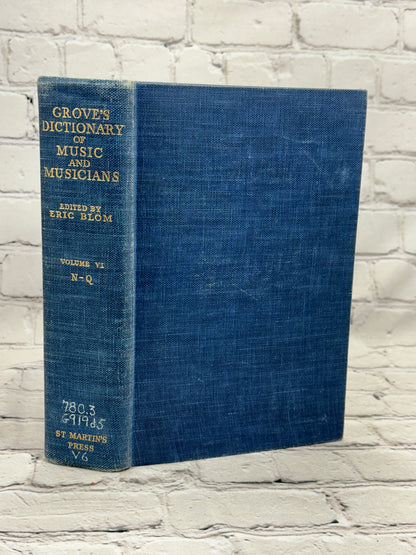 Grove's Dictionary of Music and Musicians [Volume VI · N - Q · 1955]