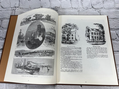 Old Albany Volumes 1, 2 and 3 by Morris Gerber, 1970-1972 Morris Gerber hardcover - interior spread of engravings of Albany scenes