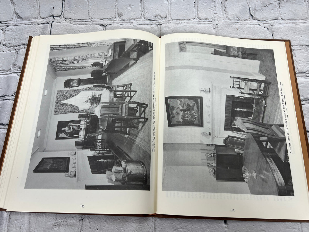 Old Albany Volumes 1, 2 and 3 by Morris Gerber, 1970-1972 Morris Gerber hardcover - interior spread of interior room photographs