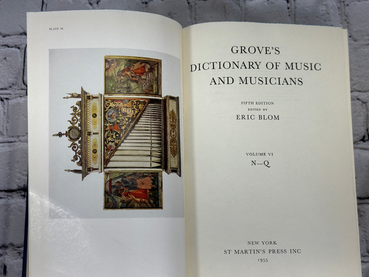 Grove's Dictionary of Music and Musicians [Volume VI · N - Q · 1955]