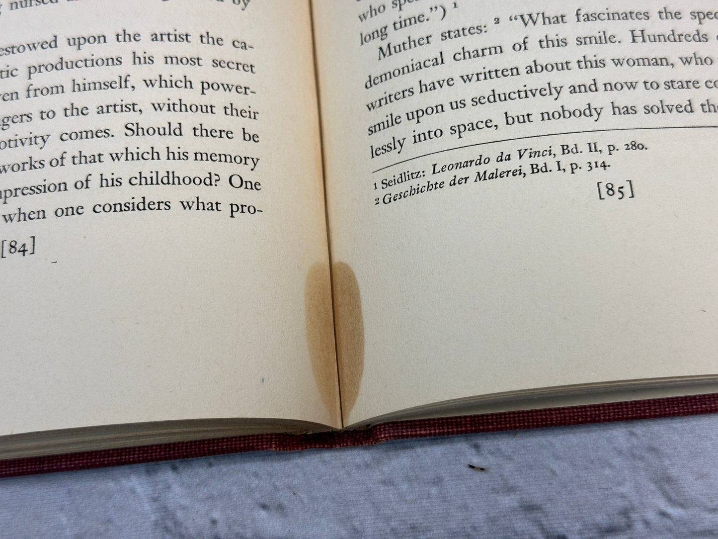 Leonardo Da Vinci A Study In Psychosexuality Sigmund Freud [ 1947 · 2nd Print]