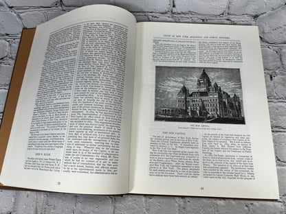 Old Albany Volumes 1, 2 and 3 by Morris Gerber, 1970-1972 Morris Gerber hardcover - interior spread with New Capitol engraving
