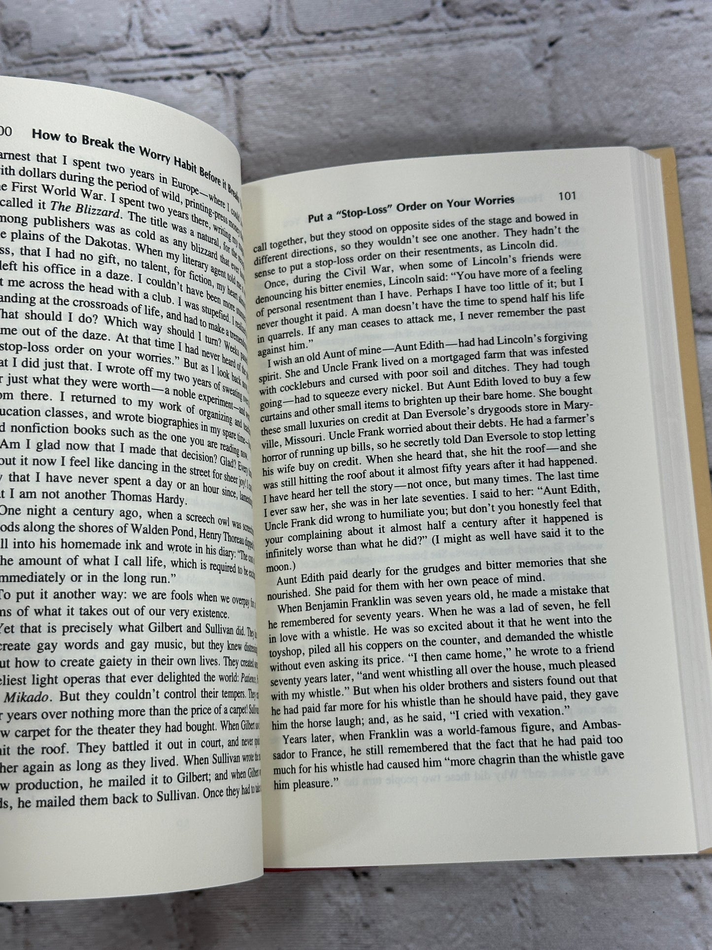 How to Stop Worrying and Start Living by Dale Carnegie [1984]