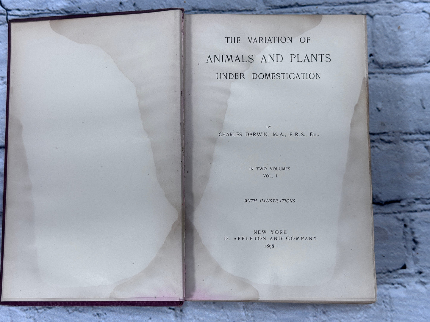 Variation of Animals and Plants Under Domestication By Darwin [Vol 1 · 1898]