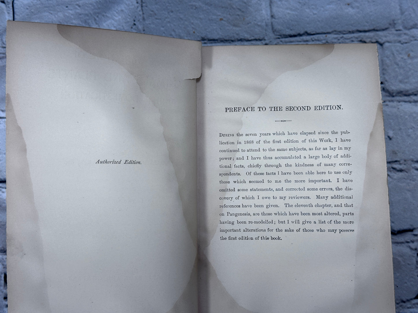 Variation of Animals and Plants Under Domestication By Darwin [Vol 1 · 1898]