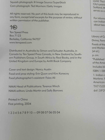 Foods of the Americas: Native Recipes and Traditions