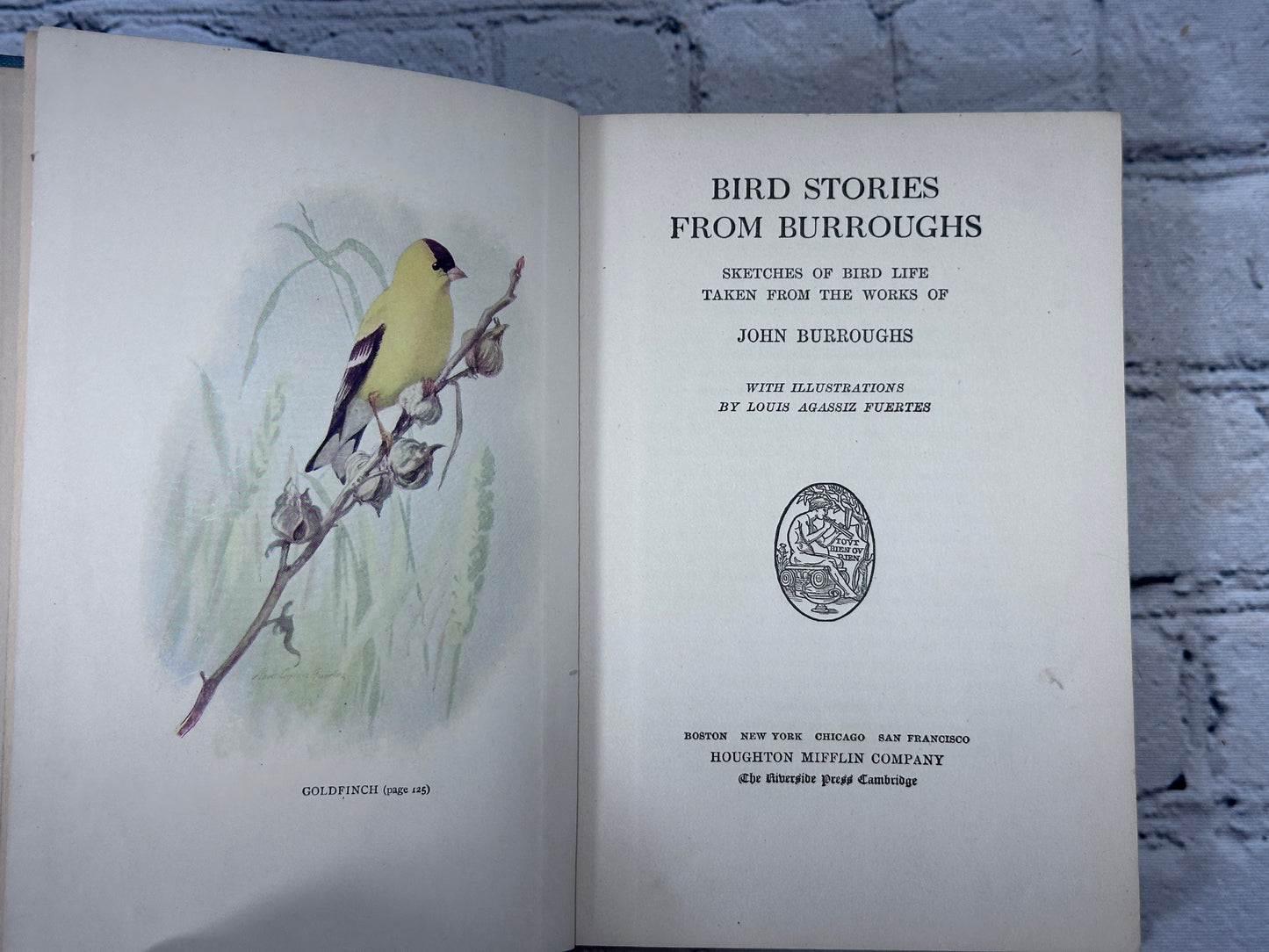 Bird Stories From Burroughs By John Burroughs [Riverside Press · 1923]