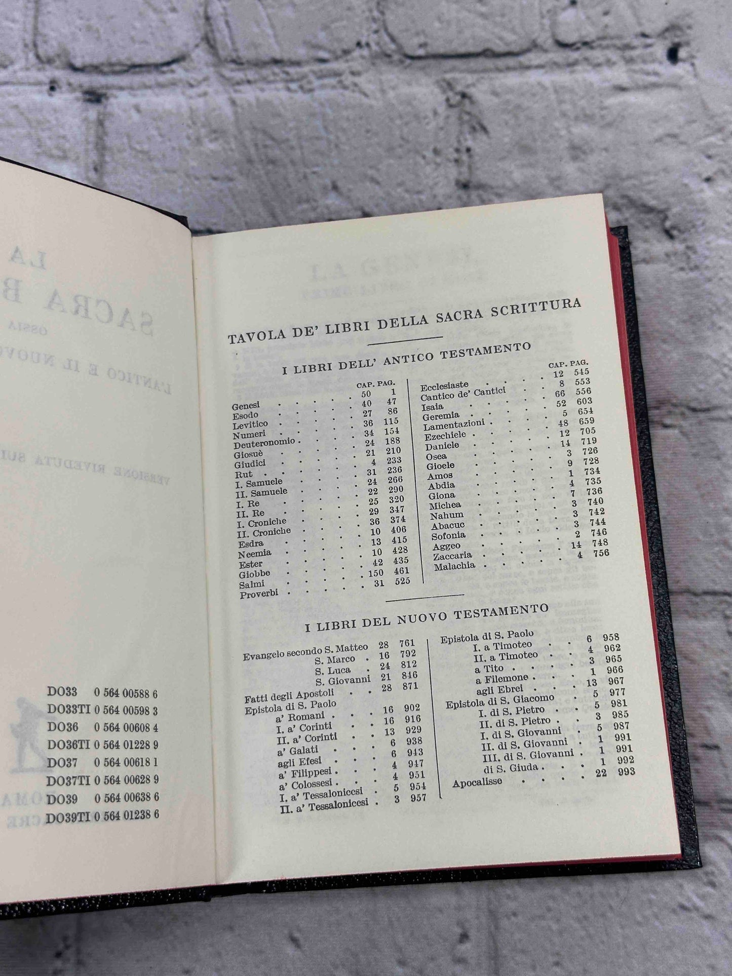 La Sacra Biblia (The Holy Bible)