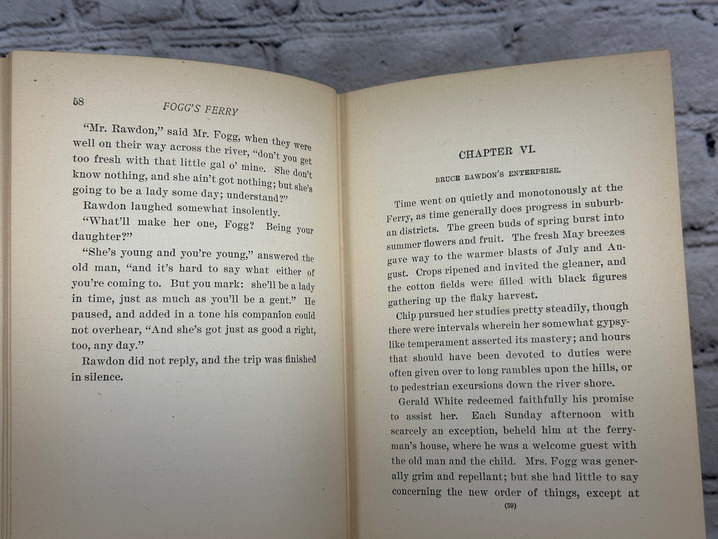 Fogg's Ferry: A Novel From His Drama by C. E. Callahan [1902]