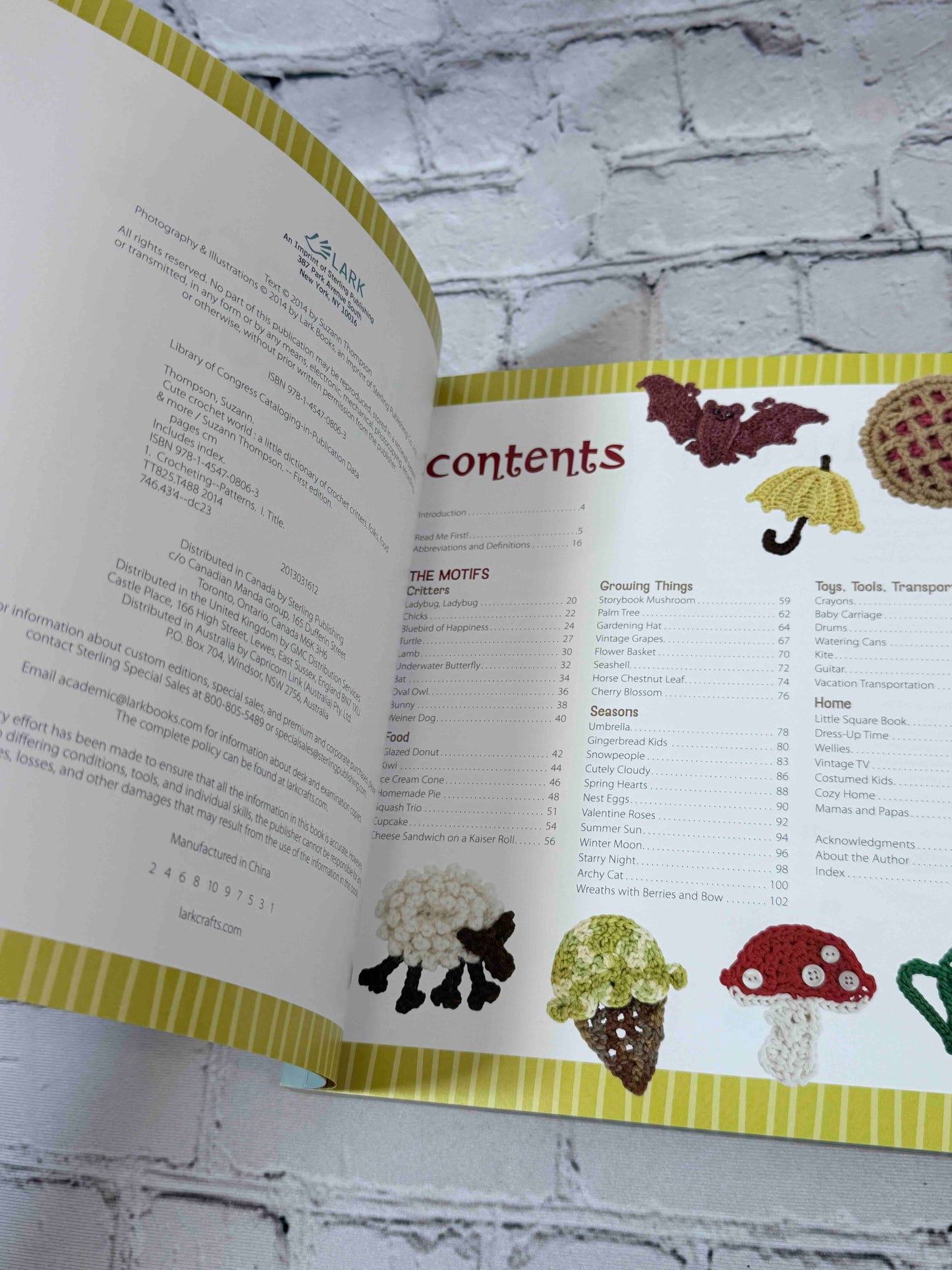Cute Crochet World: A Little Dictionary of Crochet Critters, Folks, Food & More