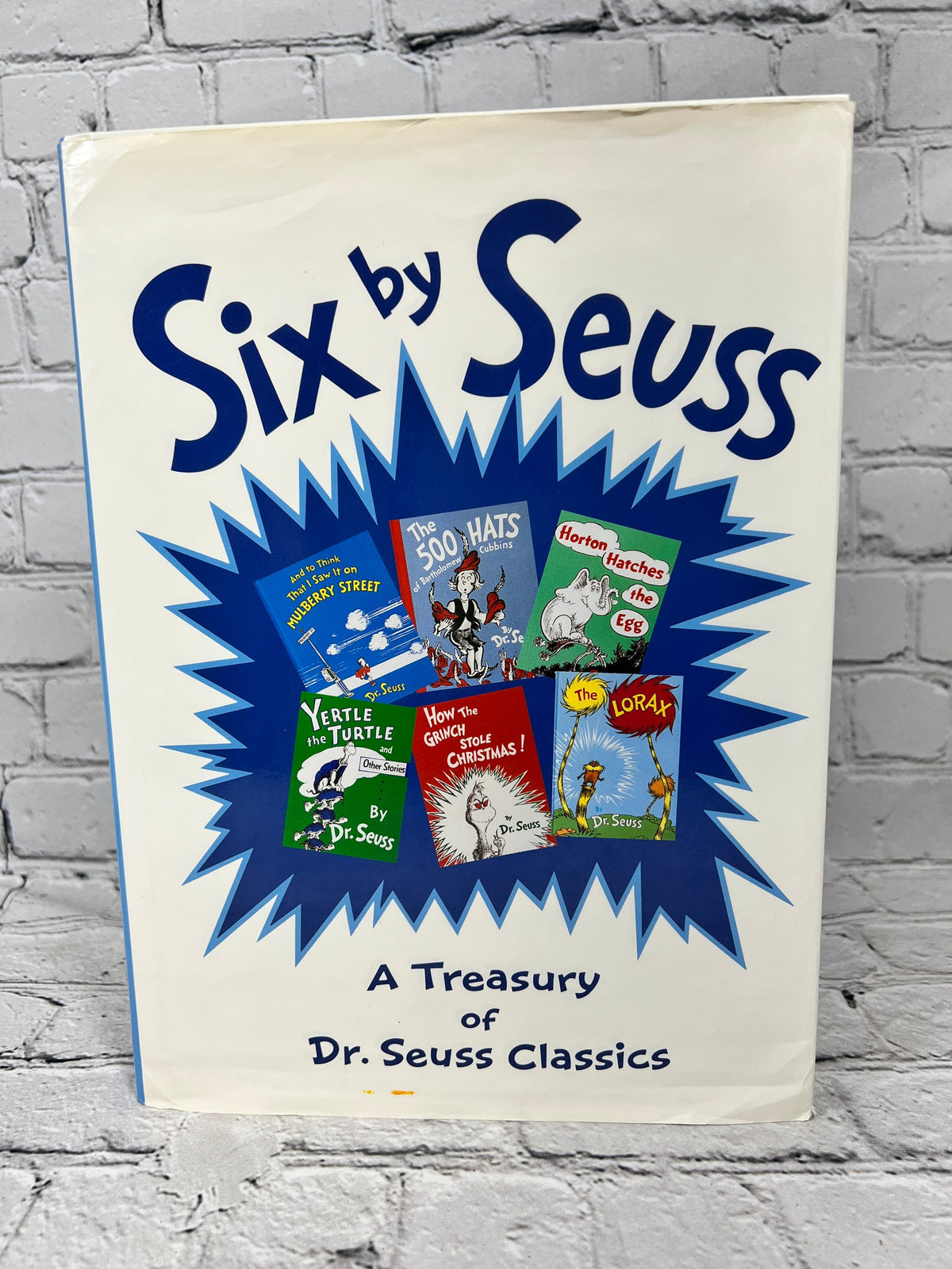 Six by Seuss: A Treasury of Dr. Seuss Classics, 1991 Random House hardcover - dust jacket front