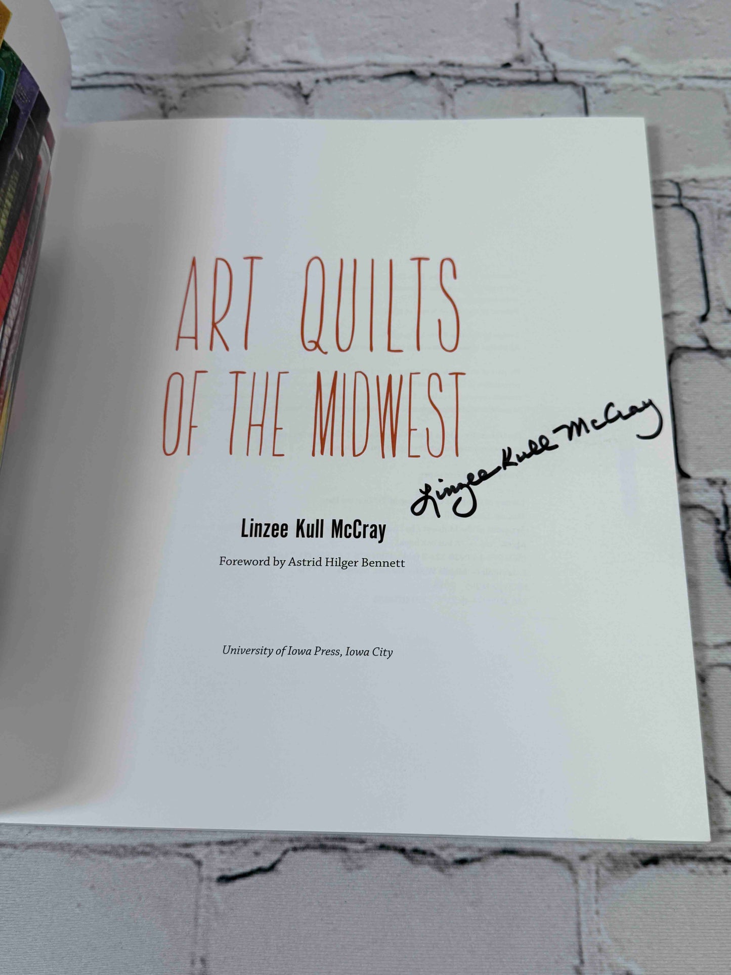 Art Quilts of the Midwest (Bur Oak Book) (SIGNED)