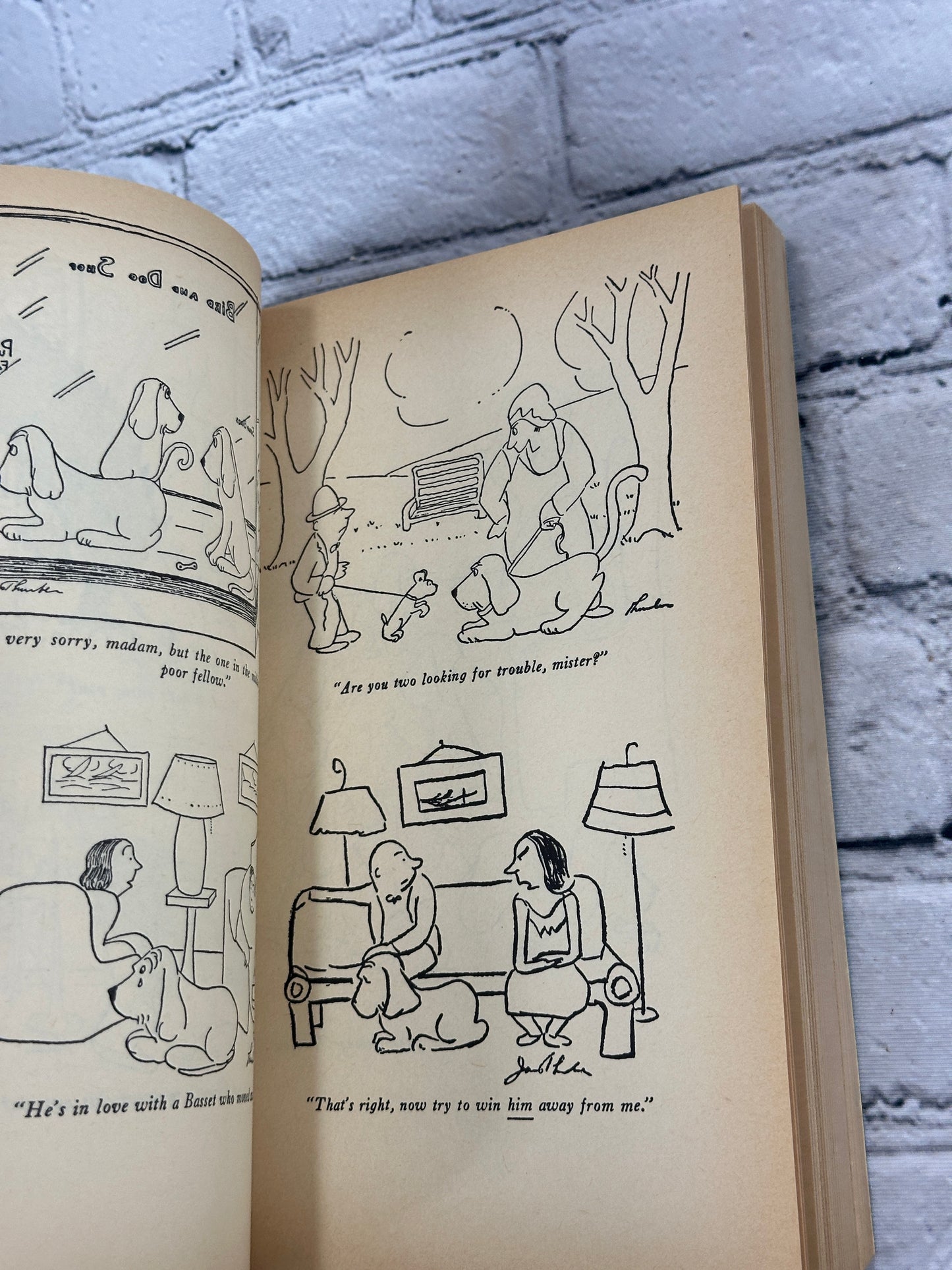 Thurber’s Dogs by James Thurber [1st PB Printing · 1963]