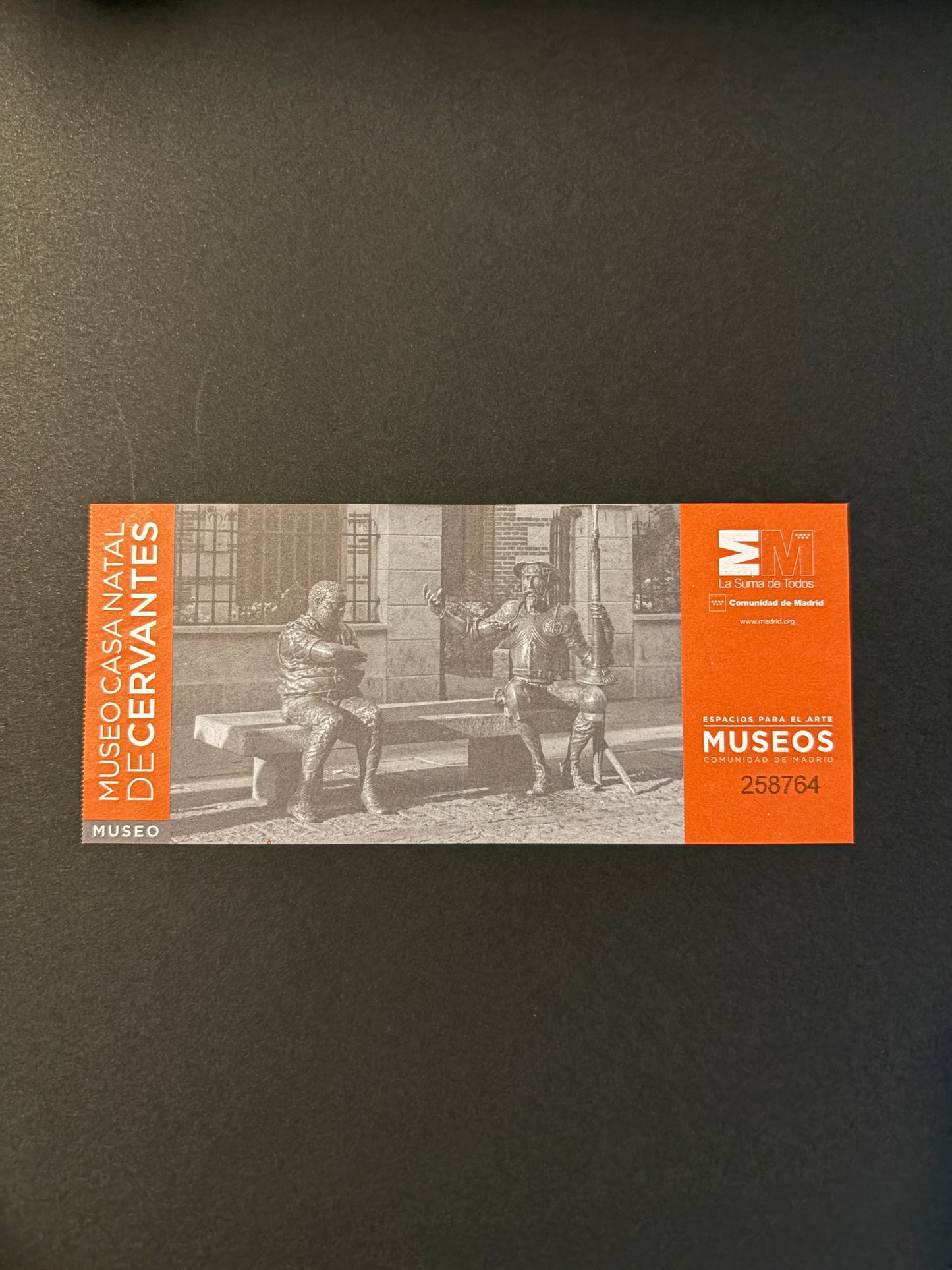 Javier Campano En Color w/ Museo Casa Natal De Cervantes Ticket Stub