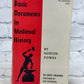 Basic Documents In Medieval History by Norton Downs [1959]