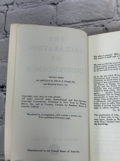 Declaration of Independence: A Study in the History of Political Ideas by Carl Baker