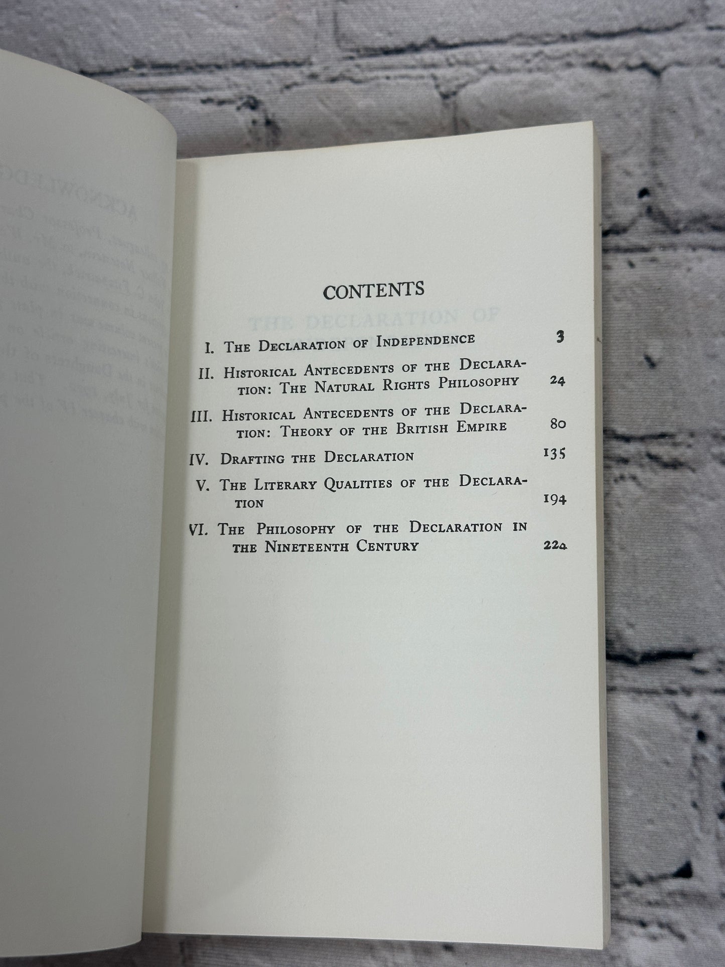 Declaration of Independence: A Study in the History of Political Ideas by Carl Baker