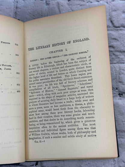 Literary History of England (Vol. 1 & 2)