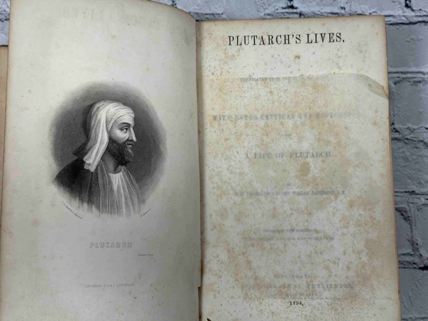Plutarch's Lives & A Life of Plutarch