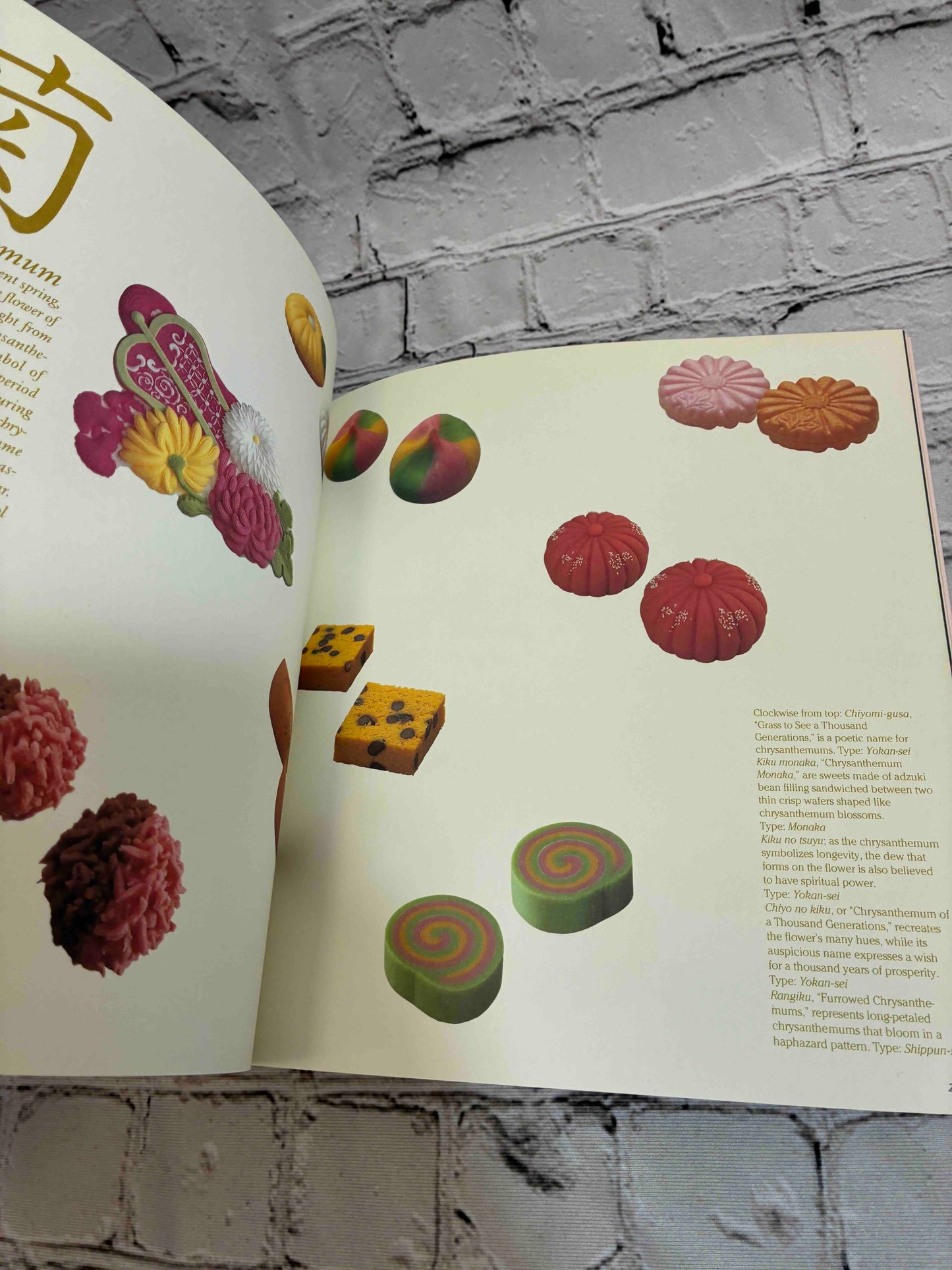 Flowers and Wagashi Traditional Japanese Confections