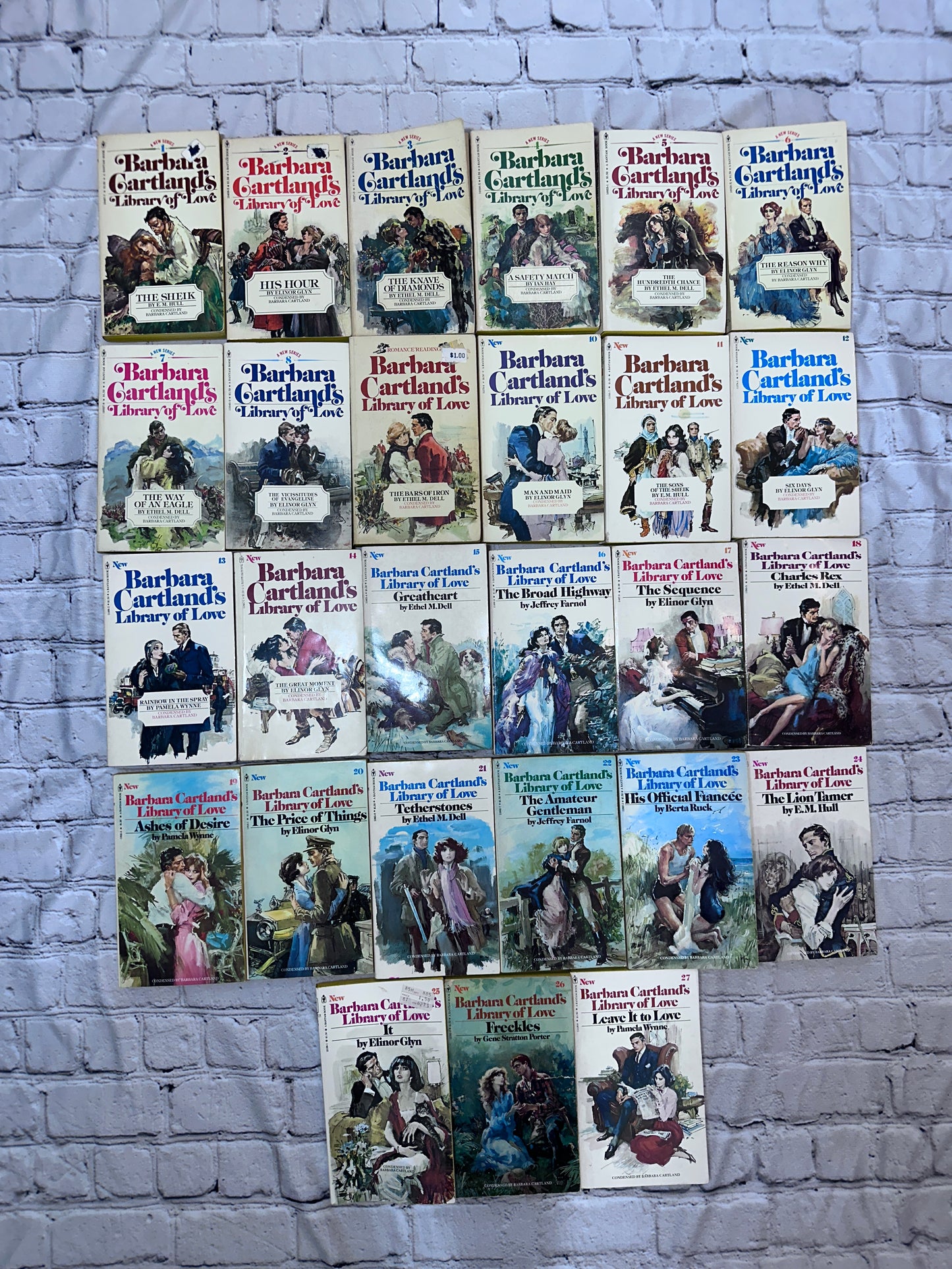 Barbara Cartland's Library of Love [Volumes 1 - 27 · Bantam · 1970s]