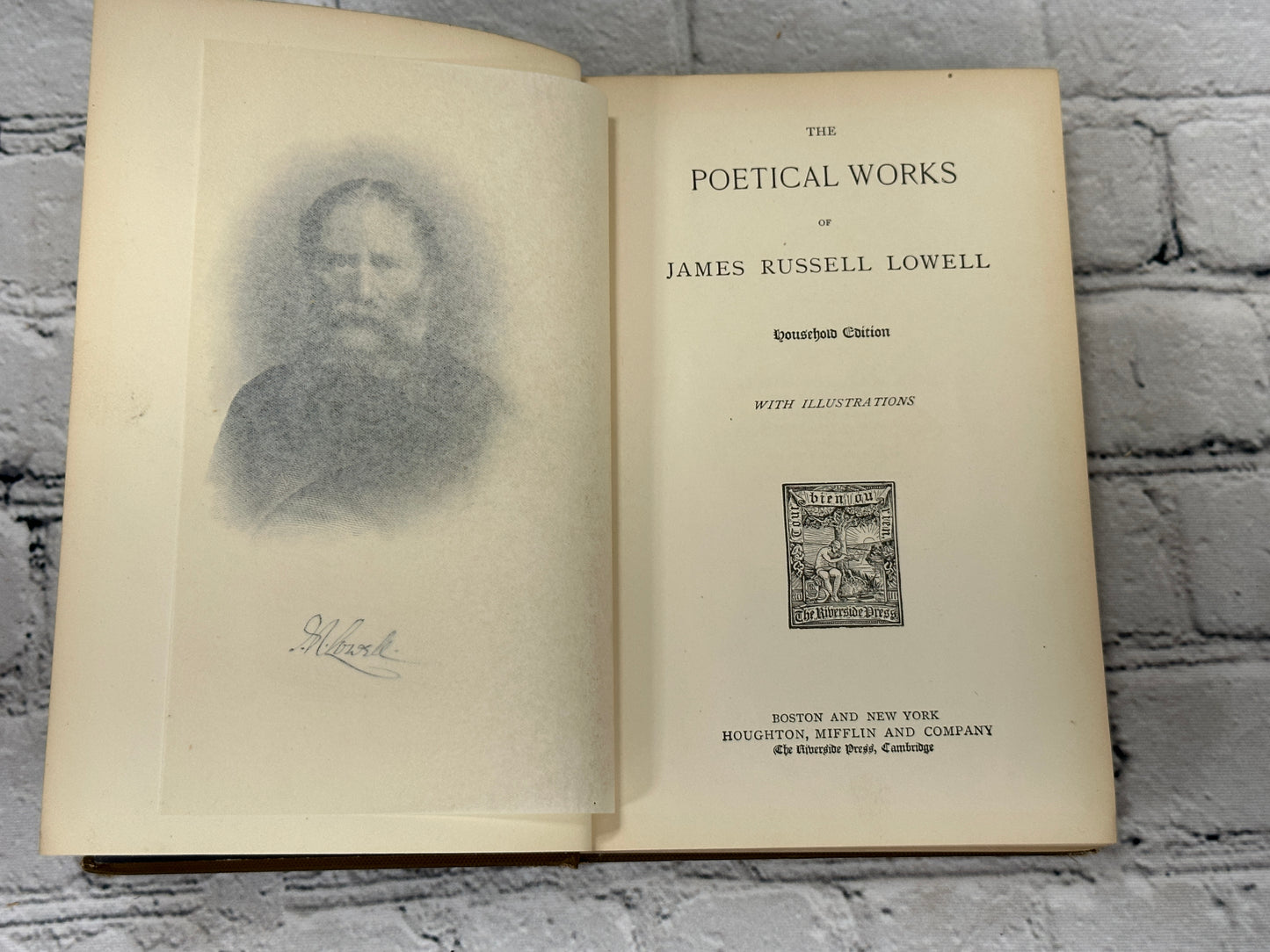 Lowell's Poems The Poetical Works of James Russell Lowell [Household Ed · 1895]