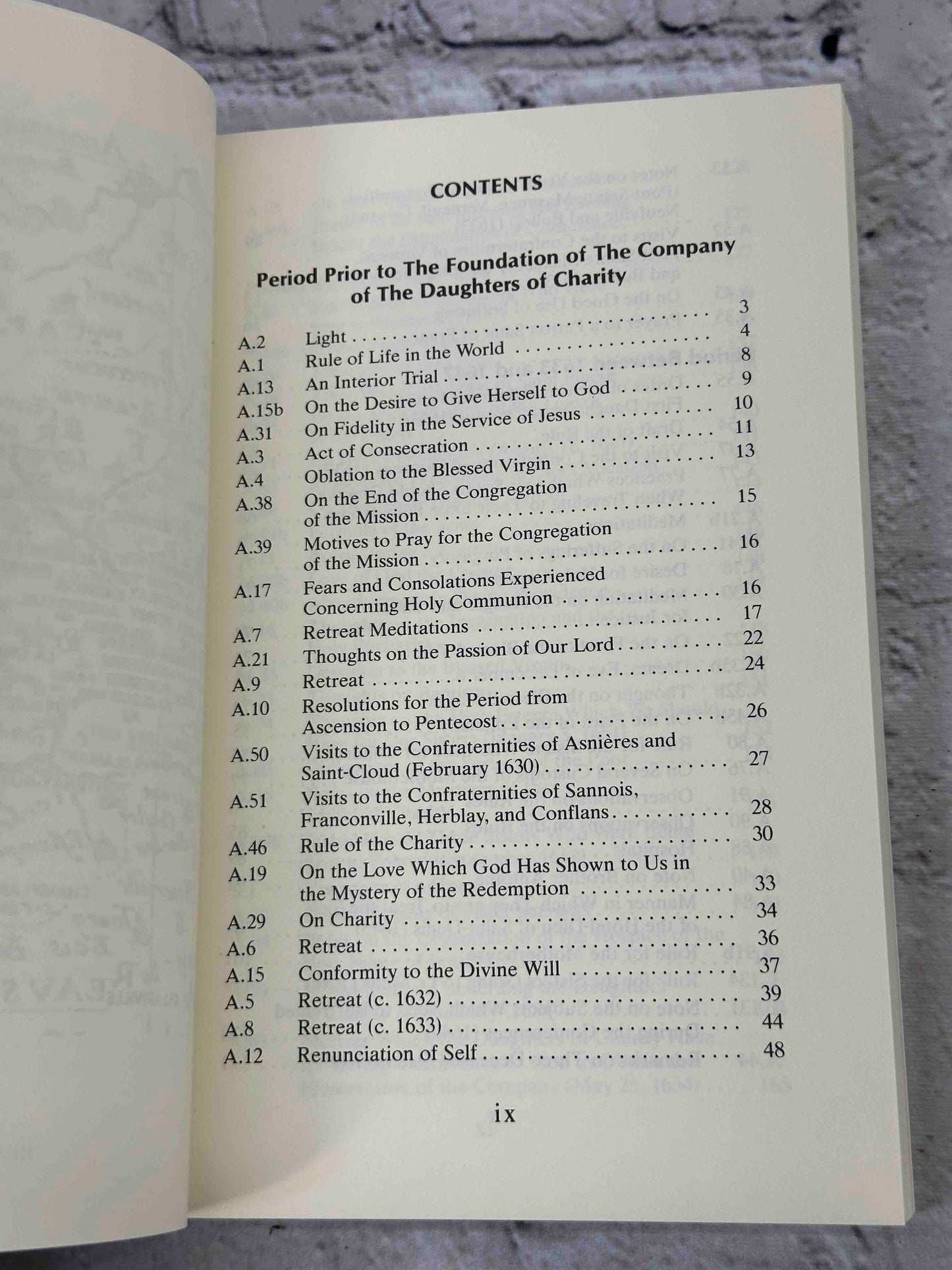 Spiritual Writings of Saint Louise de Marillac