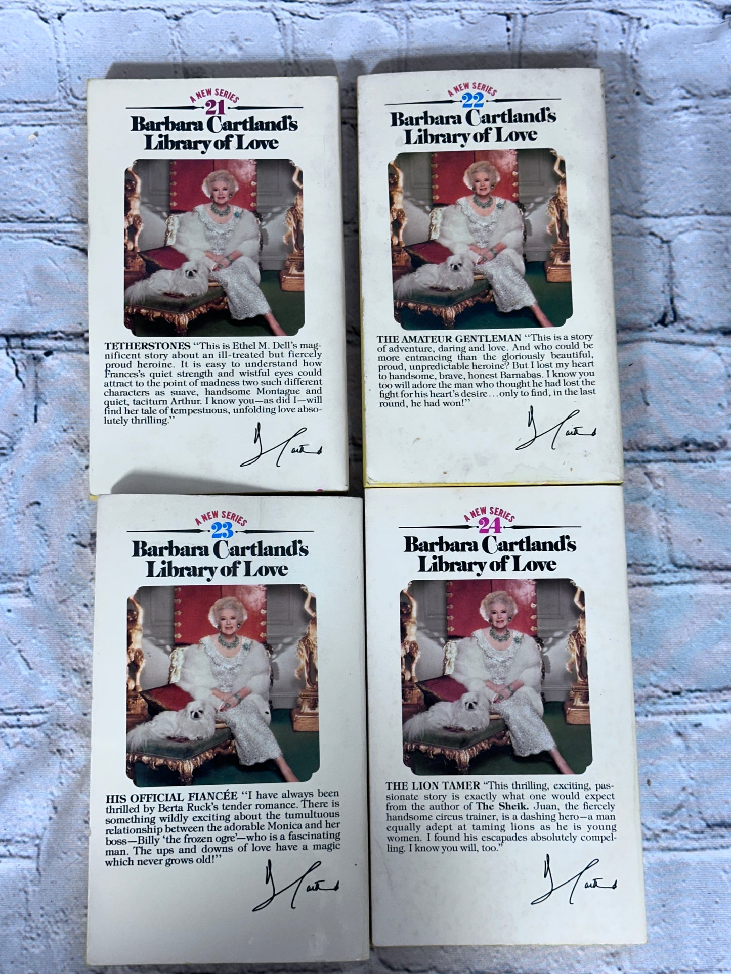 Barbara Cartland's Library of Love [Volumes 1 - 27 · Bantam · 1970s]