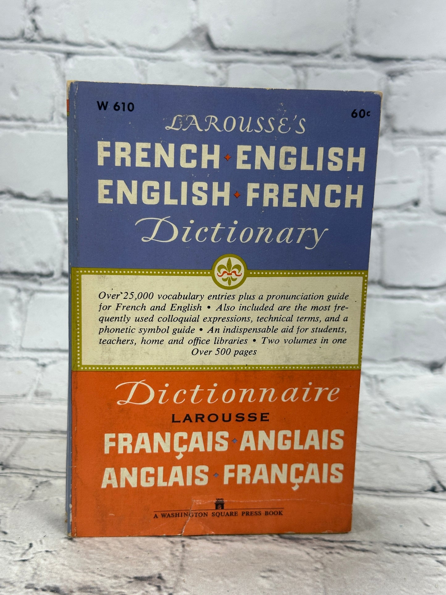 Larousse's French English English French Two Vol.'s In One by Dubois [1964]