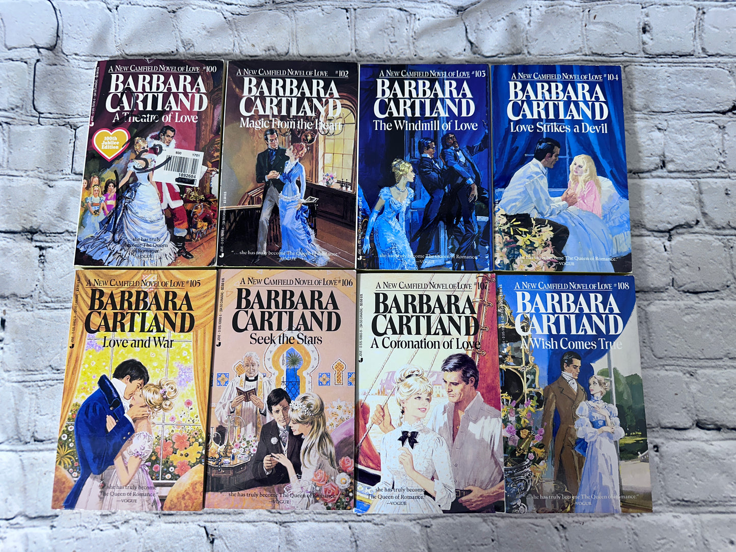 Camfield Novel of Love by Barbara Cartland [47 Volumes · #102 - 144, #146 - 149]