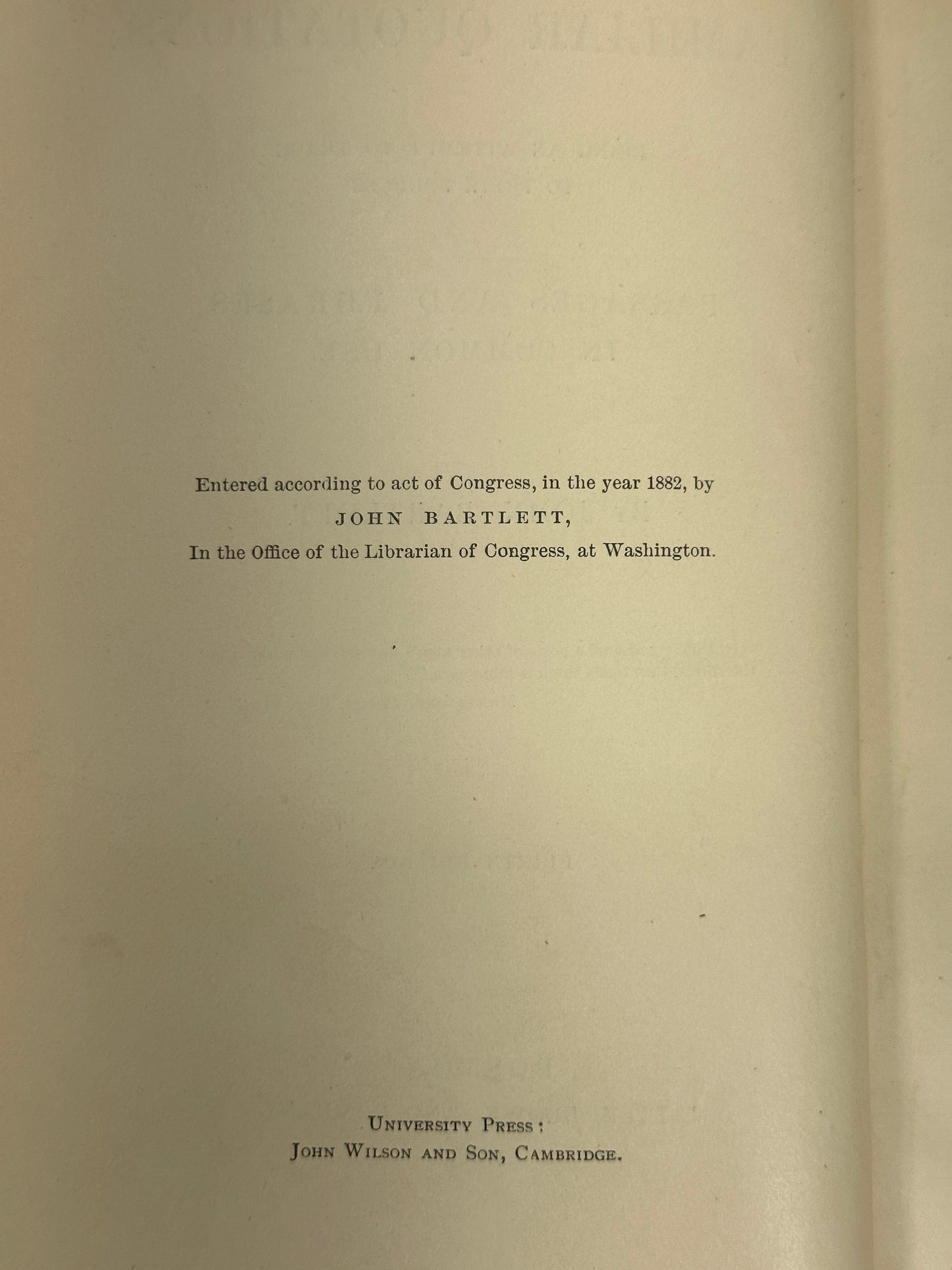 Familiar Quotations Passages & Phrases in Common Use, John Bartlett [1883 · 8th]