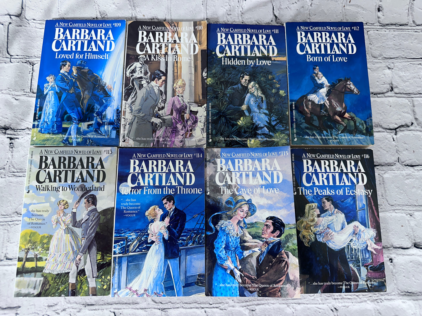 Camfield Novel of Love by Barbara Cartland [47 Volumes · #102 - 144, #146 - 149]