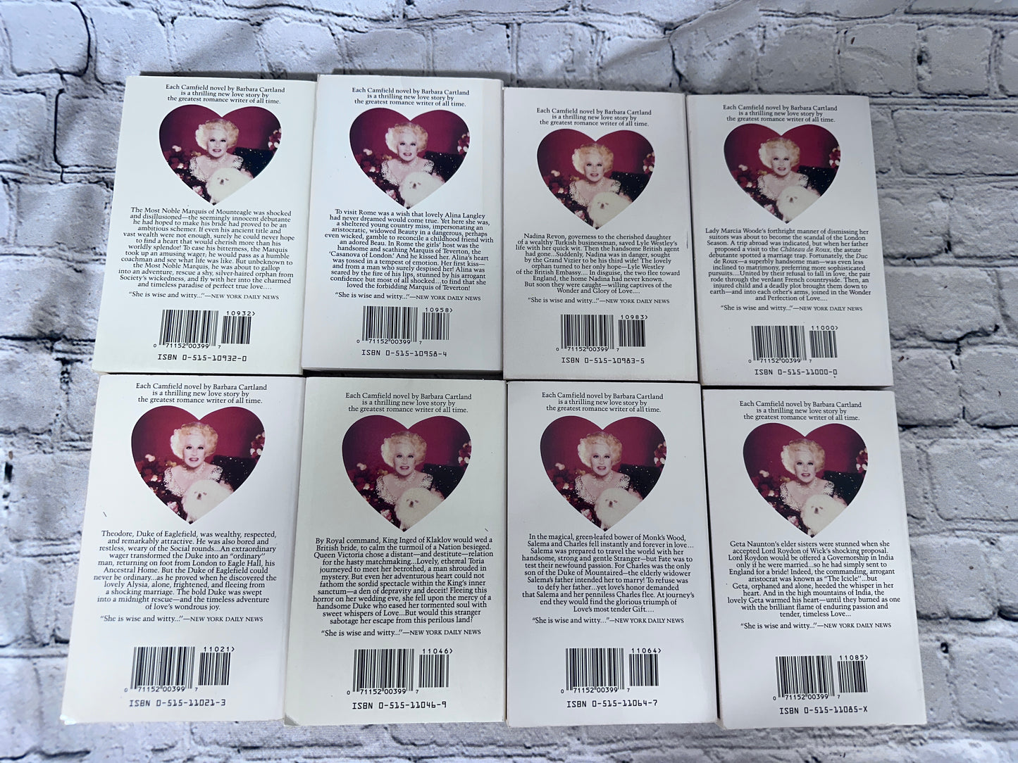 Camfield Novel of Love by Barbara Cartland [47 Volumes · #102 - 144, #146 - 149]