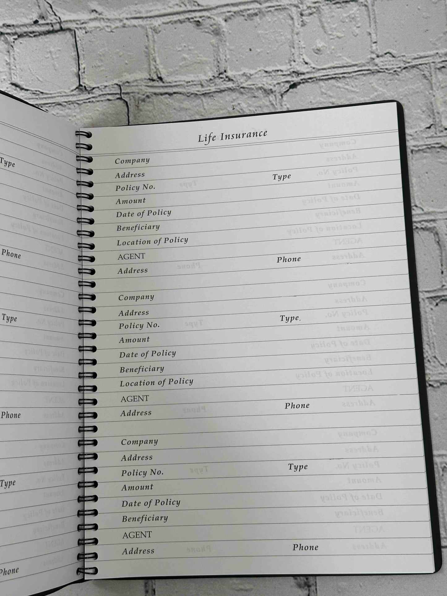 What My Family Should Know: Estate Record Ledger