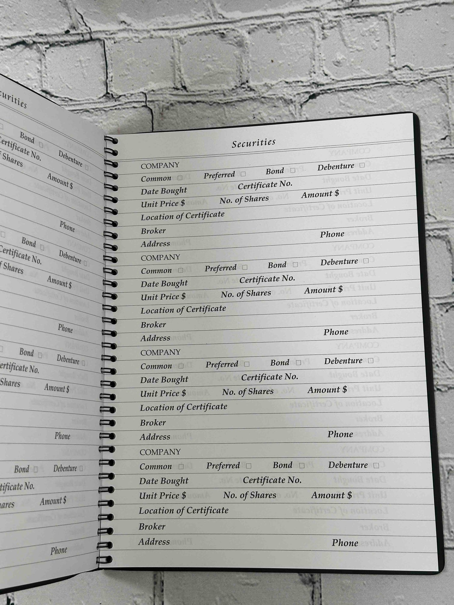 What My Family Should Know: Estate Record Ledger