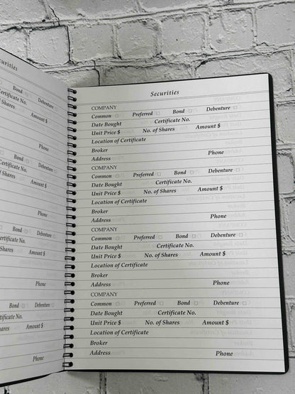 What My Family Should Know: Estate Record Ledger