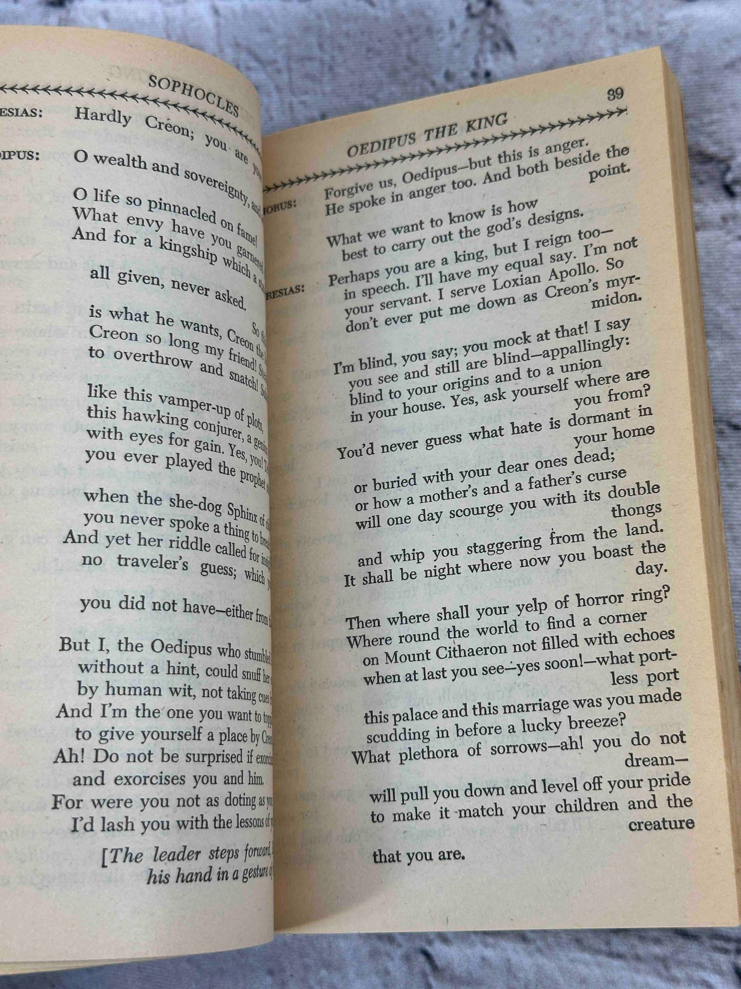 The Oedipus Plays of Sophocles