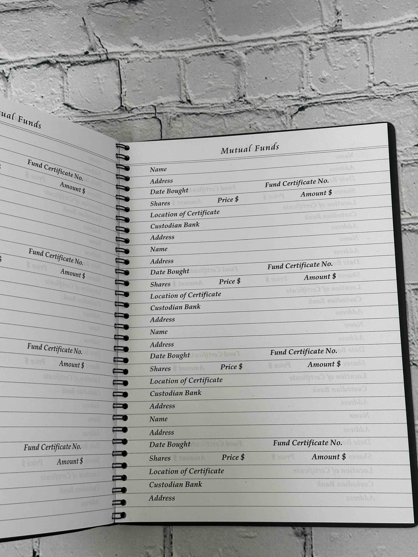 What My Family Should Know: Estate Record Ledger