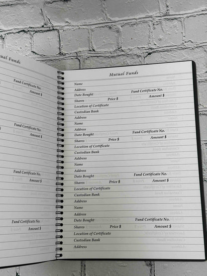 What My Family Should Know: Estate Record Ledger