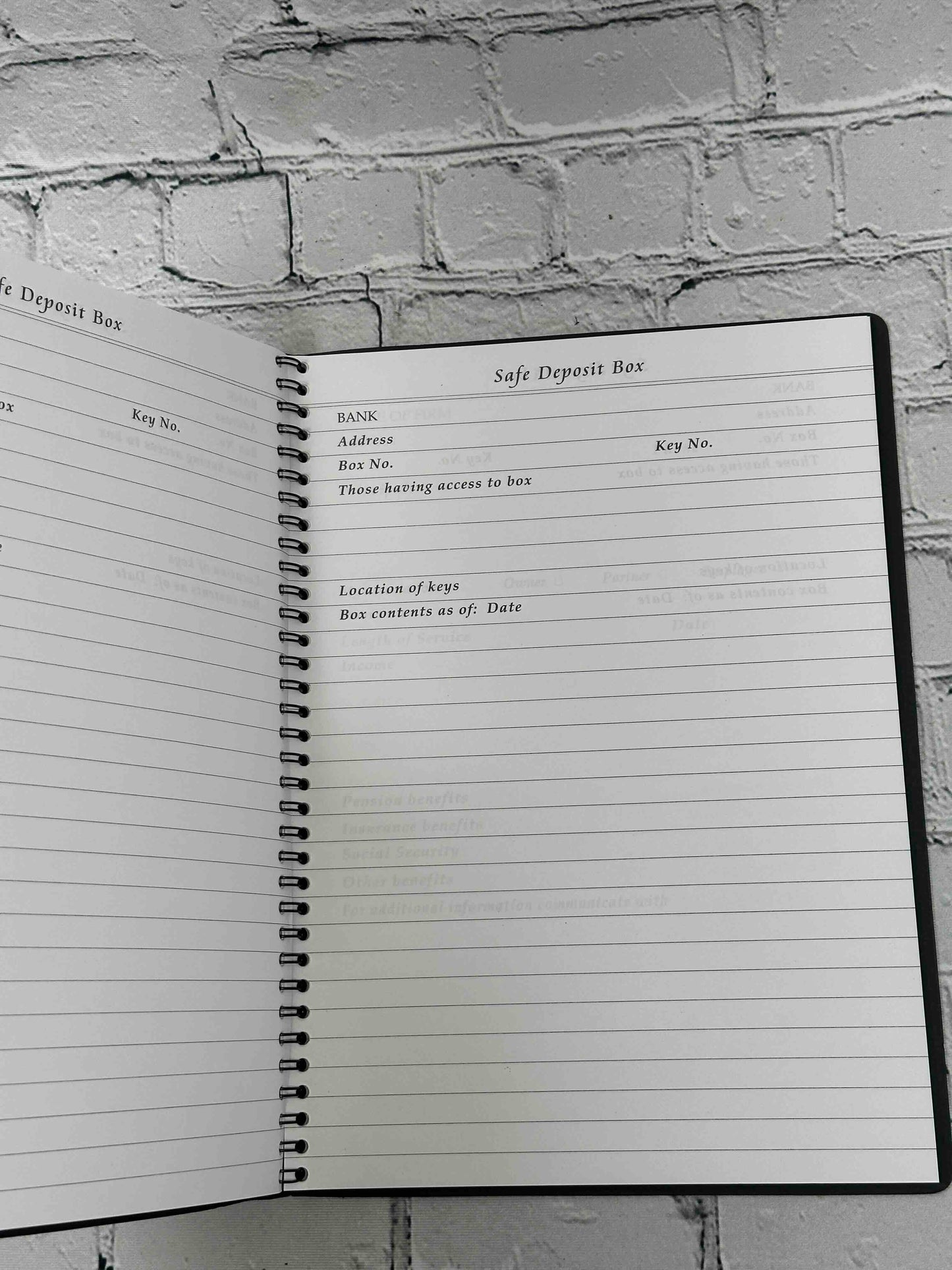 What My Family Should Know: Estate Record Ledger