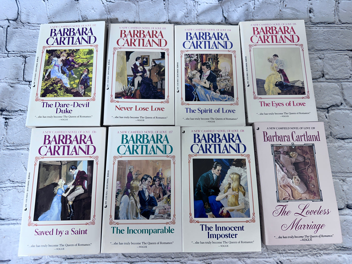 Camfield Novel of Love by Barbara Cartland [47 Volumes · #102 - 144, #146 - 149]