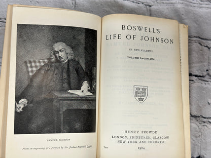 Boswell's Life of Johnsons by Chauncey Brewster Vol I [1903]