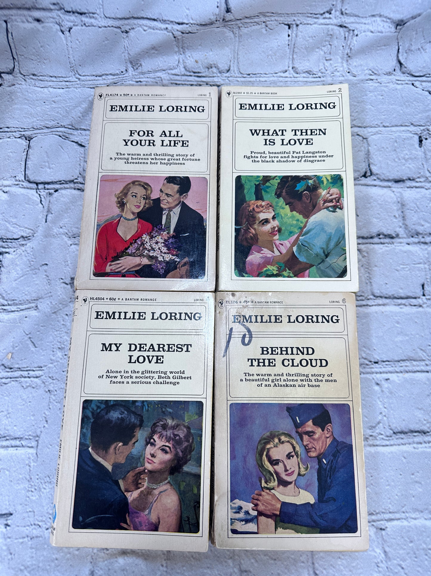 Romance Novels by Emilie Loring [47 Volumes · Bantam · 1960s - 1970s]