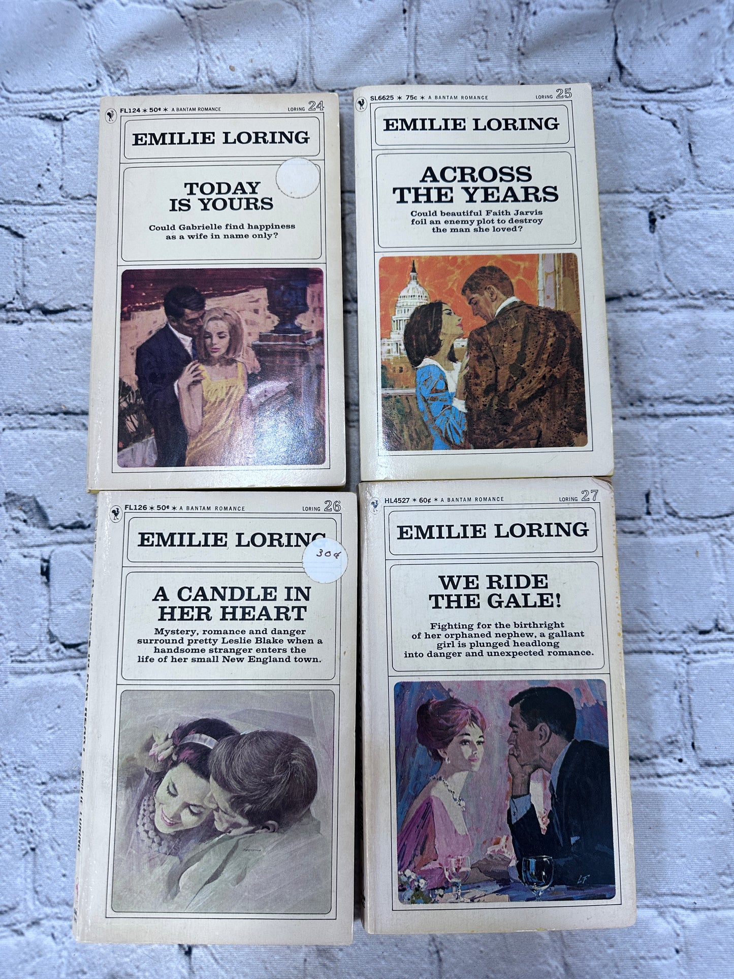 Romance Novels by Emilie Loring [47 Volumes · Bantam · 1960s - 1970s]